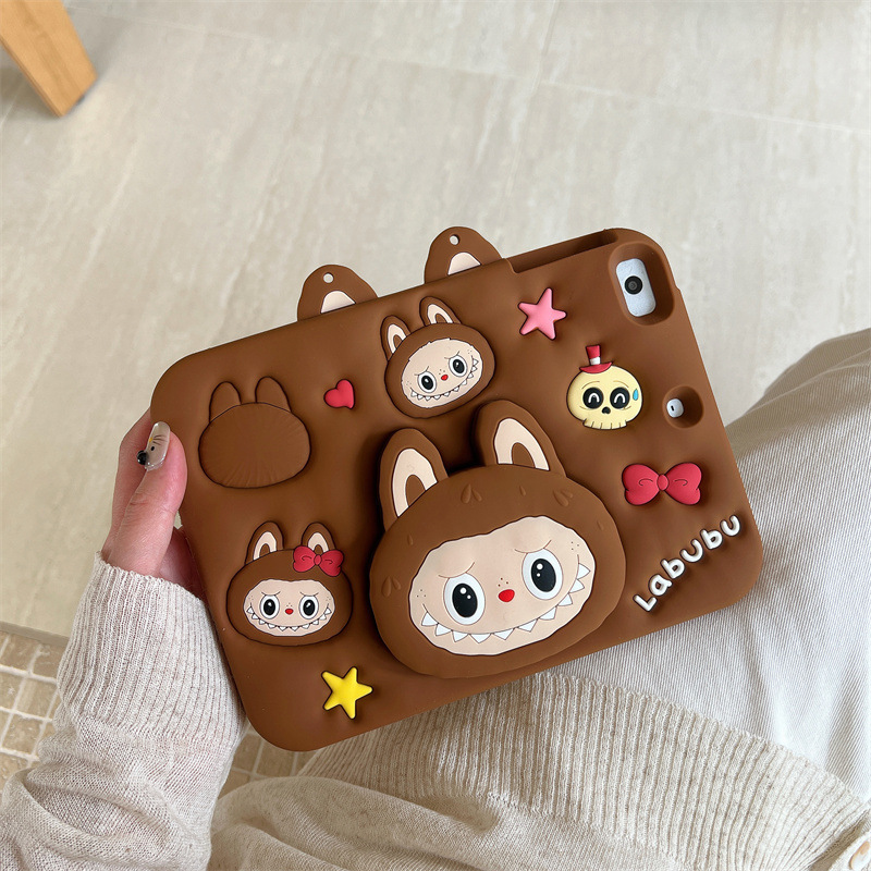 Labubu iPad10 generation flat cover air5 protection for Pro11 inch telescopic case mini7 red rice se Samsung