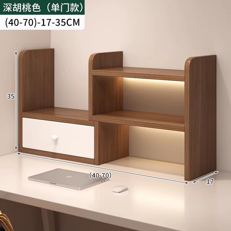 Estantería de escritorio Estante de escritorio Estante de escritorio Estante de almacenamiento de escritorio Dormitorio Buenas cosas Mesa de estudio Estante de capas pequeñas de varios pisos Estante de capas