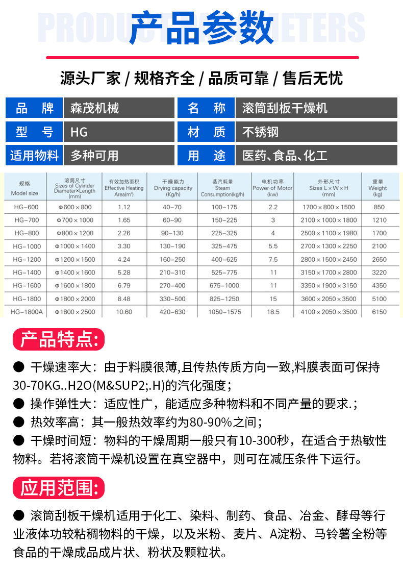 滚筒刮板干燥机