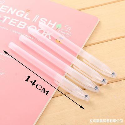 undefined3 Manufactor Direct selling transparent Pen PP disappear Pen routine Roller ball pen Water pen currency Empty bar partsundefined