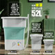 Factory wholesale small mini automatic washing machine a generation of household portable large capacity folding washing machine