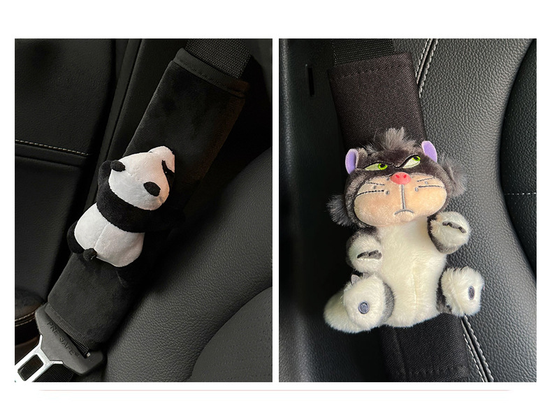Car Seat Belt Shoulder Cover Decoration High-End Girls Car Cute Shoulder Belt Car Sheath 2025 New Style