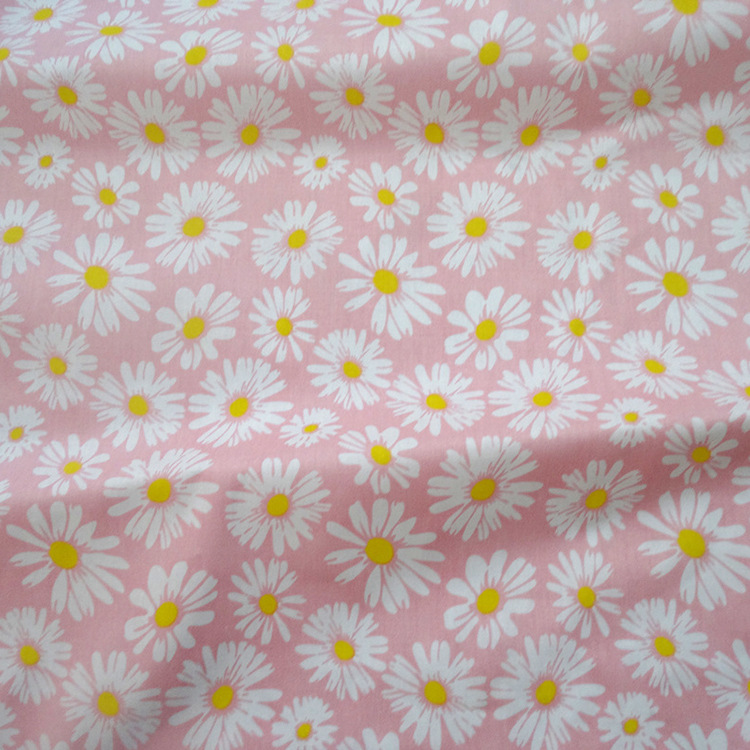2022 nueva tendencia floral tela de algodón impresa por el patio para camisas de flor
