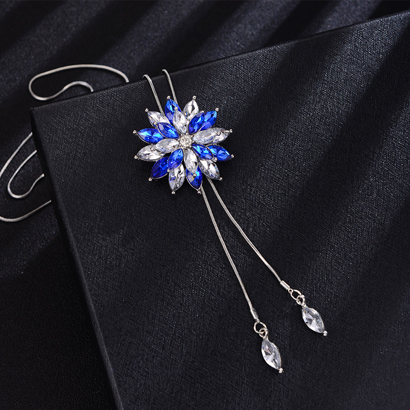 Otoño e invierno copo de nieve suéter Cadena de alto grado de las mujeres todo partido borla suéter de las mujeres colgante Accesorios Al Por Mayor image 4