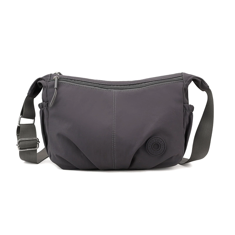 Capacious shoulder bag for leisure, universal nylon one-shoulder bag