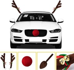 クリスマス車大鹿角クリスマス装飾クリスマス車装飾鹿角ヘラジカ鹿角尾付き
