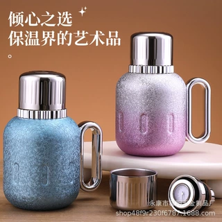 热卖覆钛钛壶保温杯大容量茶水分离钛焖茶壶商务礼品杯闷泡壶水杯
