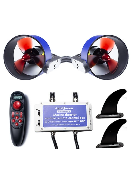 APISQUEEN U5 24V 7 кг тяга подводный движитель для каяка, рыбалки, лодки, беспилотного судна, силовой комплект