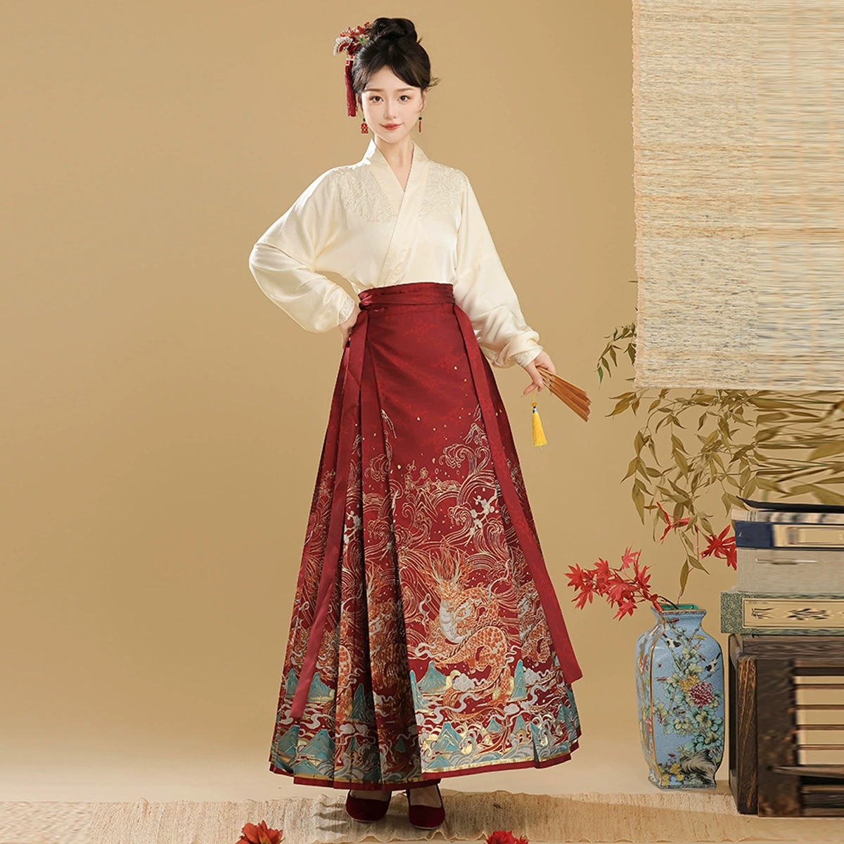 Genuine design long Hanfu, Chinese style