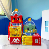 Мультяшные детские портативные креативные пластиковые летние подтяжки со стаканом, стакан