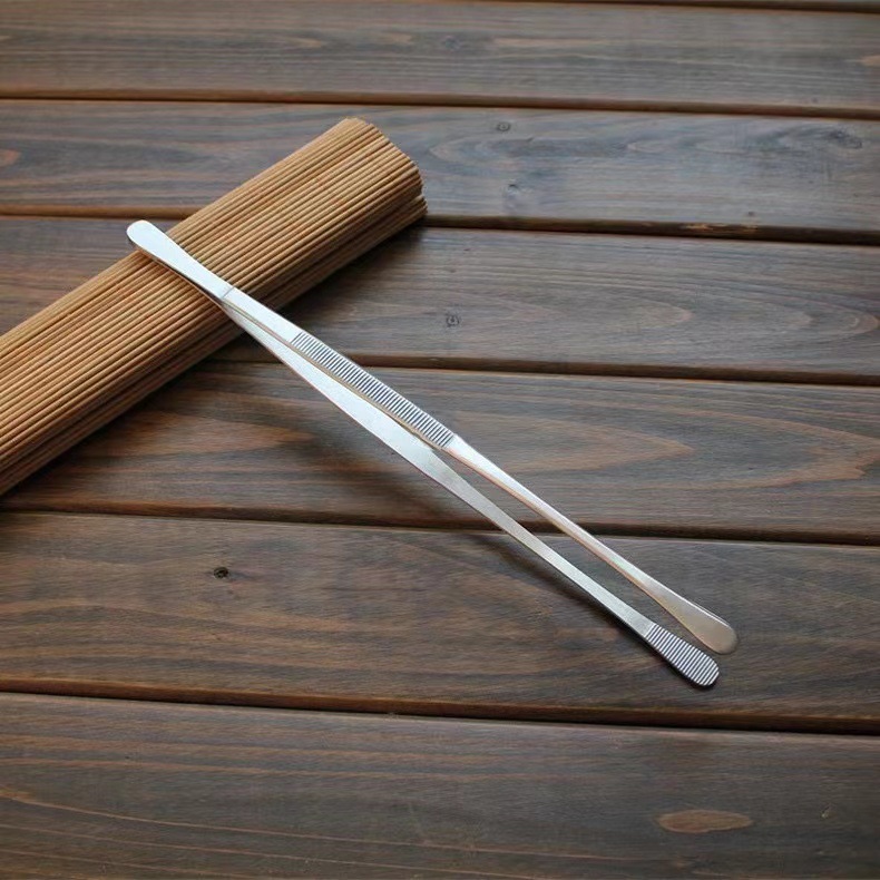 韩式烤肉夹子不锈钢食物夹子304 食品夹子家用烧烤夹子厨房牛排夹