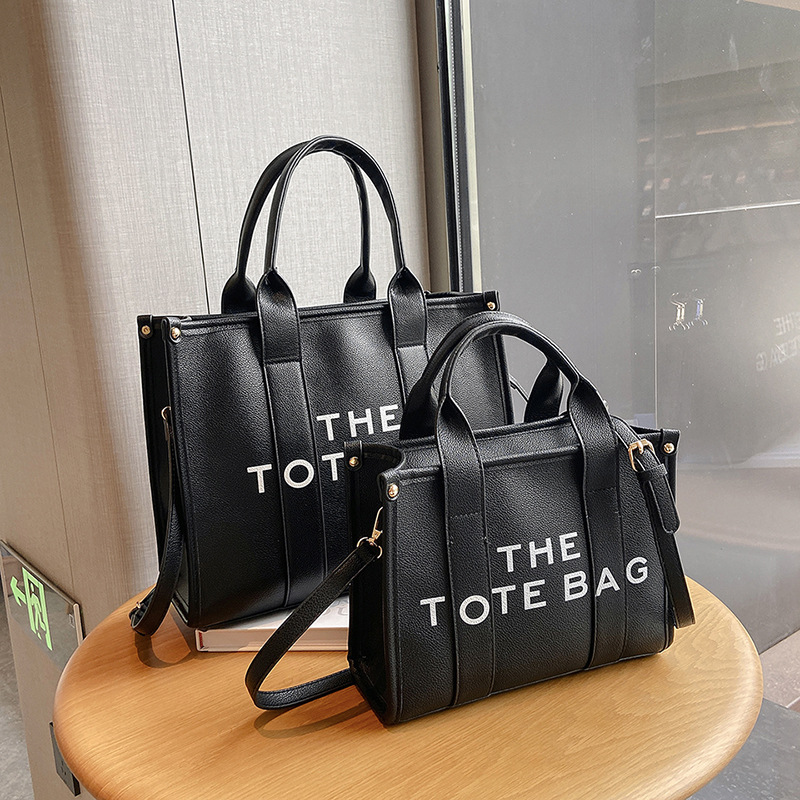 Bolso de mano de comercio exterior transfronterizo patrón de lichí bolso de mujer de moda de alta gama impreso carta hombro bolsa de mensajero