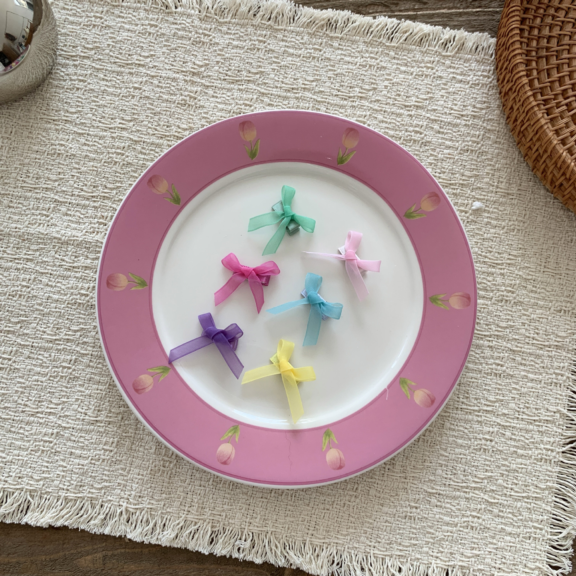 Pequeños grupos de mariposas