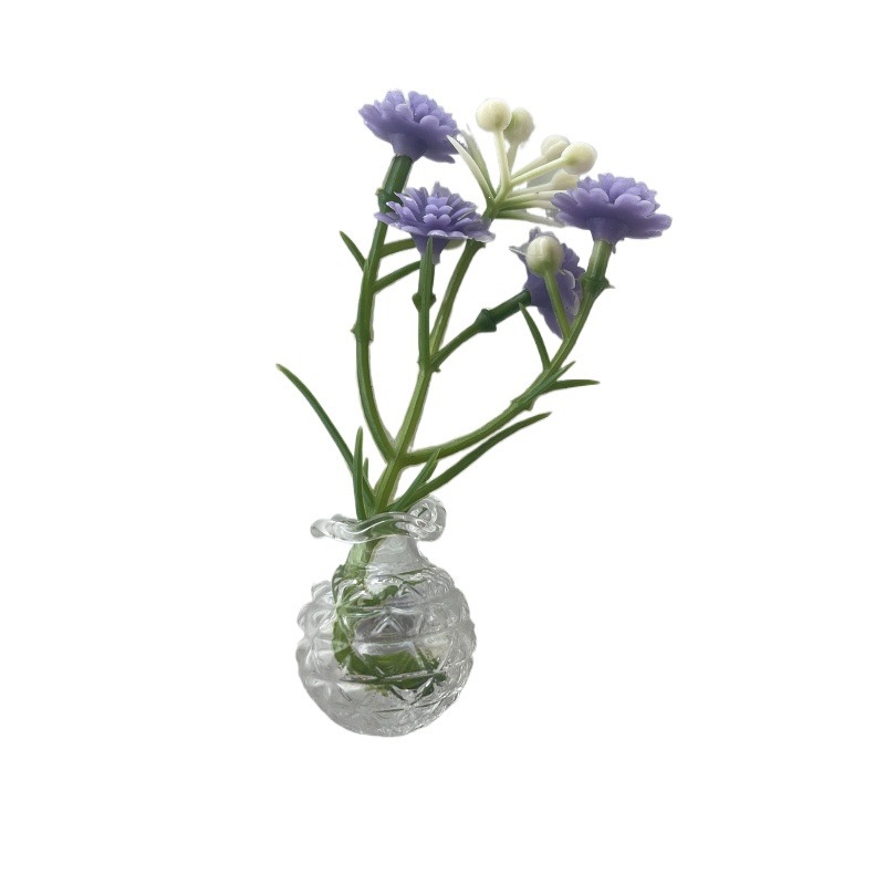 Ins mini-magnetic pequeño frasco de flores pegatinas de refrigerador DIY decoración artística botella de vidrio delicada gato debe recoger botella
