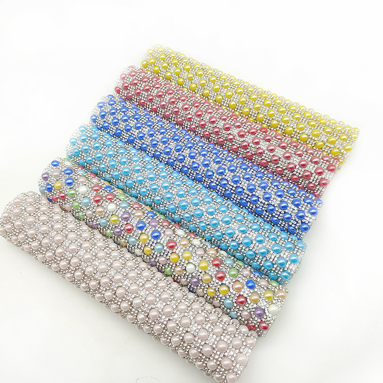 Fábrica directa de perlas de cerámica de color pegatinas de diamante pegatinas de ropa autoadhesivas pegatinas de diamante hechas a mano diy bolsa decoración pegatinas de taladro