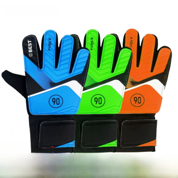 Factory wholesale children's football goalkeeper gloves latex anti-collision door gloves hand guard anti-collision one-piece delivery