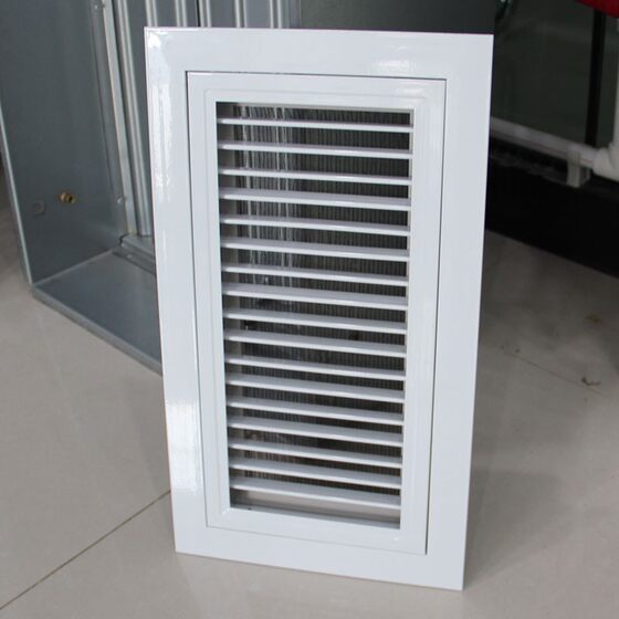 Single-layer Louver Air Outlet Manufacturer Aluminum Alloy Single-layer Louver Air Outlet Zhongnan Kailai Ruiguang Air Conditioner with Exhaust Outlet