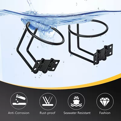 Home Car Car Water Cup Car cup holder/beverage holder - black-two-pack