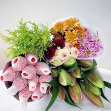 基地鲜花玫瑰香水百合向日葵康乃馨花束昆明直发【厂家】一件包邮