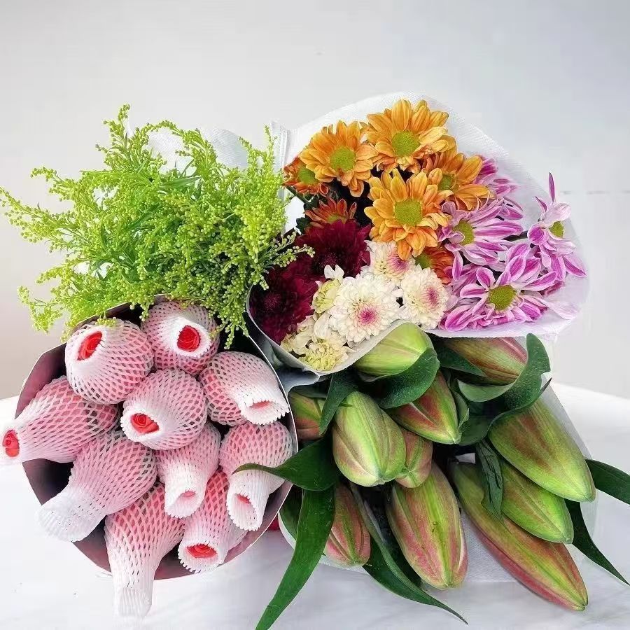 基地鲜花玫瑰香水百合向日葵康乃馨花束昆明直发【厂家】一件包邮