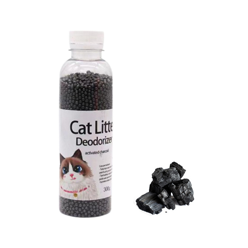 Venta al por mayor carbón activado adsorción desodorante gato arena desodorante partículas gato arena desodorante cuentas gato camada compañero desodorante cuentas