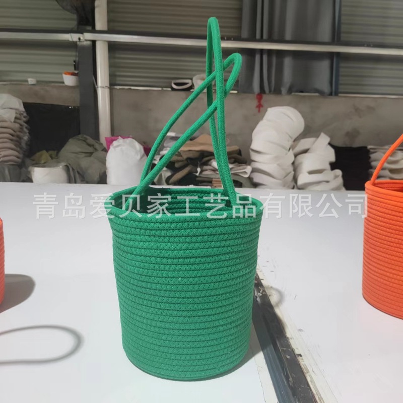 厂家批发万圣节讨糖筐可个性化DIY复活节圣诞节节日礼品篮手提篮|undefined