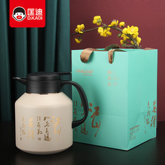 匡迪9026大容量燜茶壺316不鏽鋼悶茶咖啡壺內膽鍍銅水壺可定logo