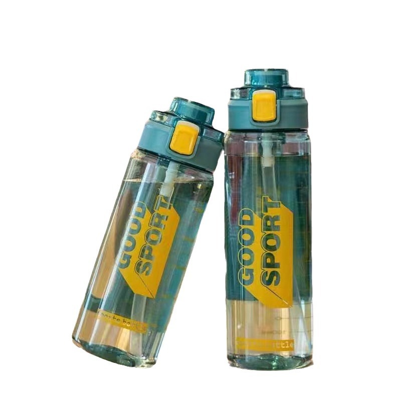 FUENTE Fábrica Tianyi 0949 espacio Taza contraste color bebida directa taza de plástico paja taza de plástico portátil de mano taza de plástico