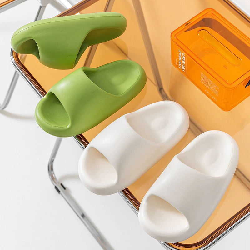 Новая внешняя торговля хлебные тапочки женские летние толстые подошвы на фекалии EVA Ванная комната домашние тихие пары холодные тапочки