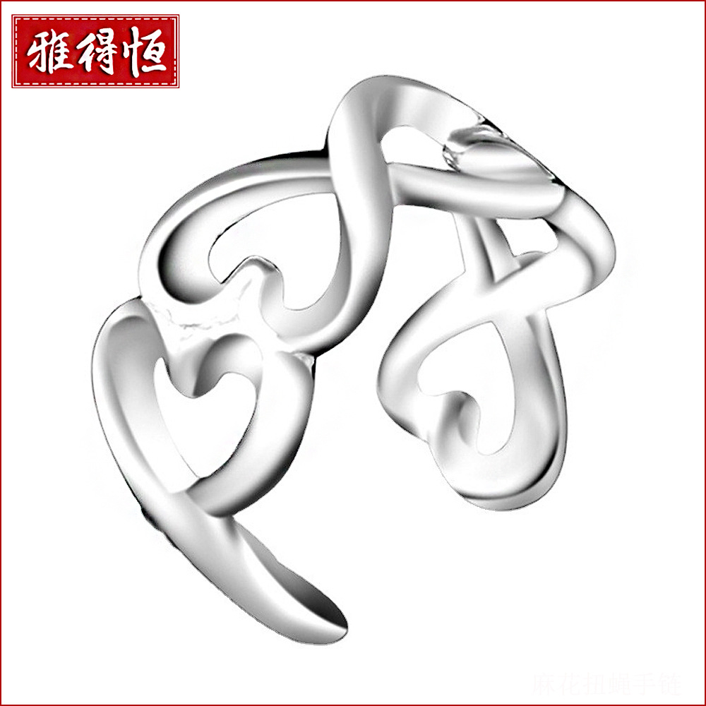 欧美热销戒指货源优雅海带戒指跨境电商火爆手饰品网红尾戒批发