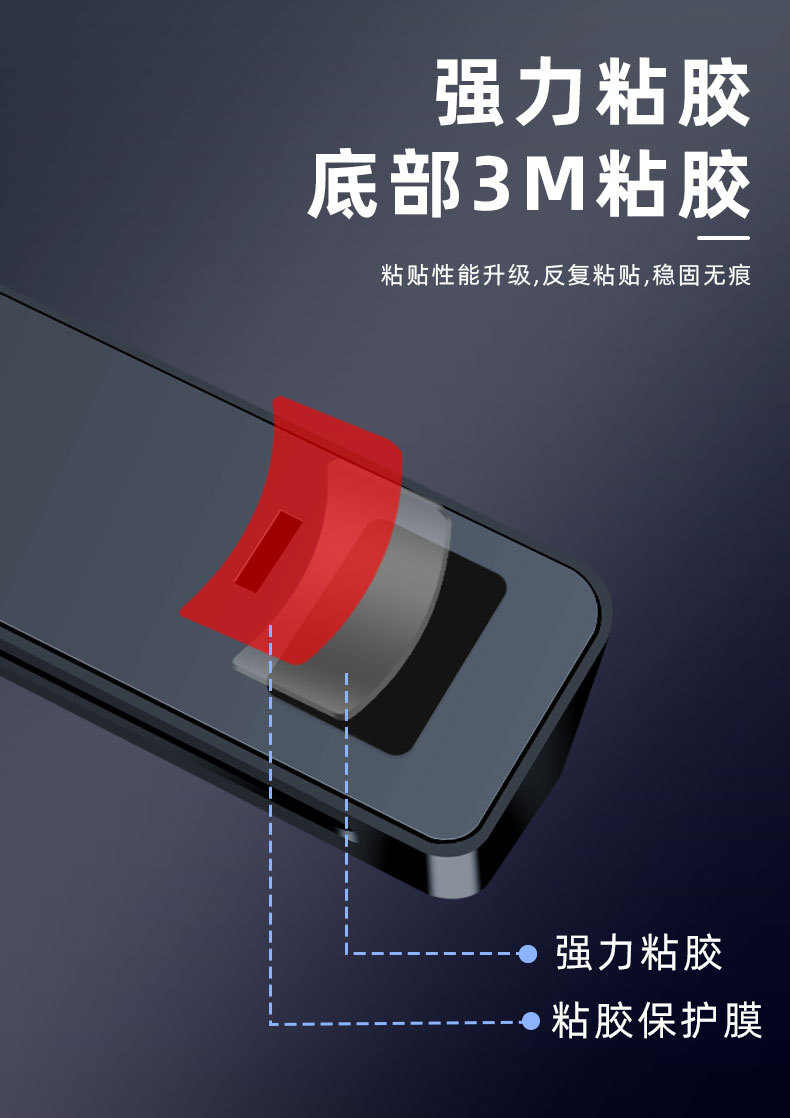 High-End Car Temporary Parking Sign Red Flag Patriotic Parking Number Plate Hidden Parking Mobile Number Plate