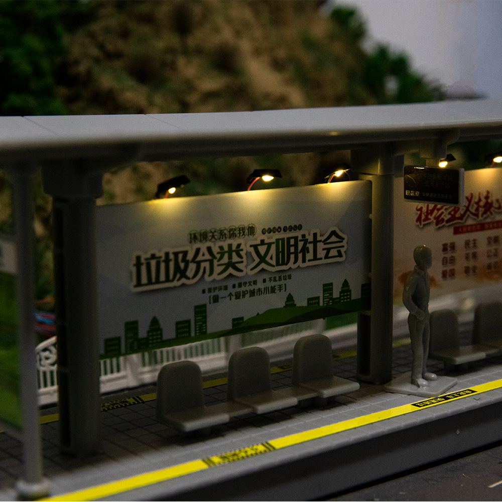 Sand Table Building Scene Led Spotlight Model 3V 1/87 Scale DIY Micro Landscape Patch Light