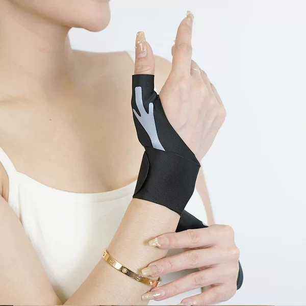 Strip printed thumb protector tendon sheath wrist protector mother hand sprain wrist finger wariness protector