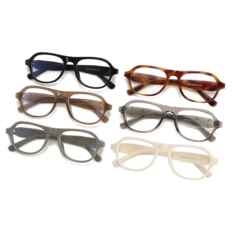 2024 nueva versión coreana del espejo plano simple de alta calidad sin maquillaje moda salvaje retro hombres y mujeres gafas de montura cuadrada