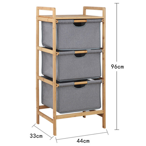 Dirty clothes storage basket bathroom bamboo cloth dirty clothes basket foldable dirty clothes scoop household clothing storage basket direct factory shipping