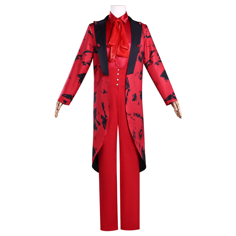 跨境万圣节星期三第二季亚当斯嘶噜怪艾萨克红色礼服二次元cos服|undefined