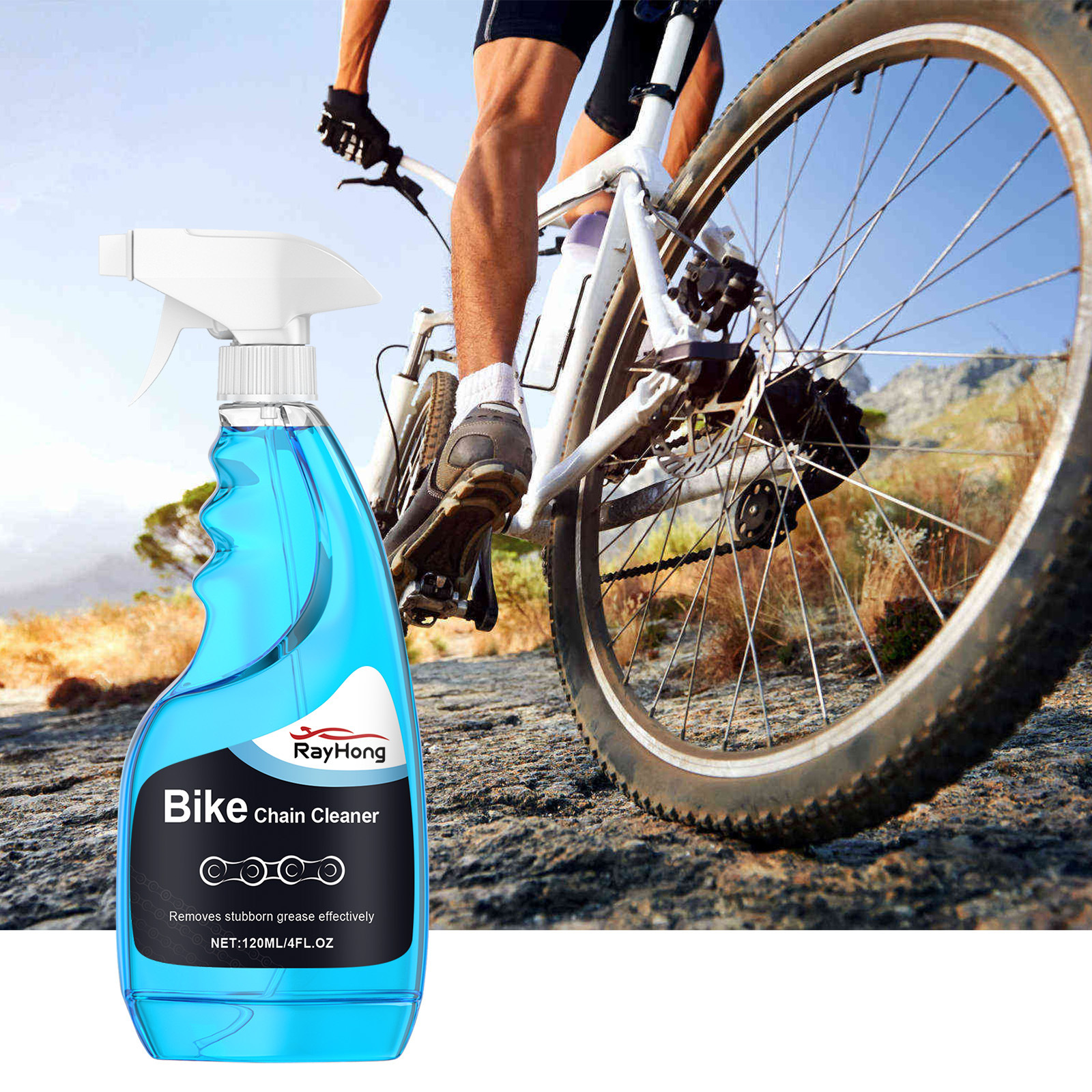 Rayhong Anti-Rust Bicycle Chain Cleaning Spray Car Rust Refurbishment Cleaning Care Maintenance Rust Remover