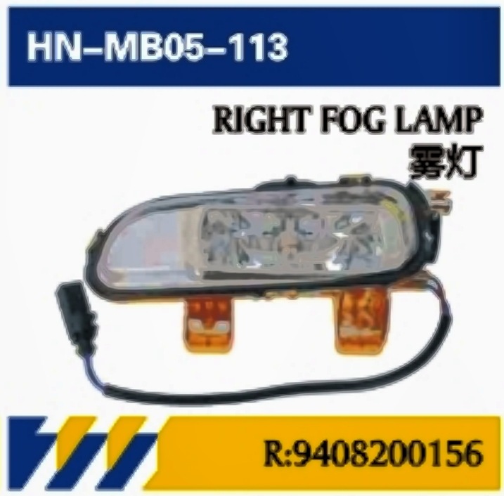 Para camiones Mercedes-Benz Axor Headlight Assembly / Fog Light / Steering Light / Light Cover Bump A-Pillar Support