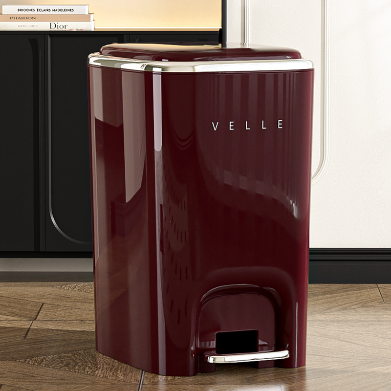 Salón de estar casero pie pie basurero inodoro casero pie cocina de alta capacidad pie cubierta cubierta cubierta cubierta al por mayor