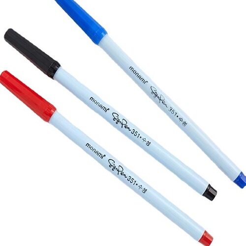 Monami imported 351 water-based gel pen 0.7mm office meeting signature pen gel pen 04010