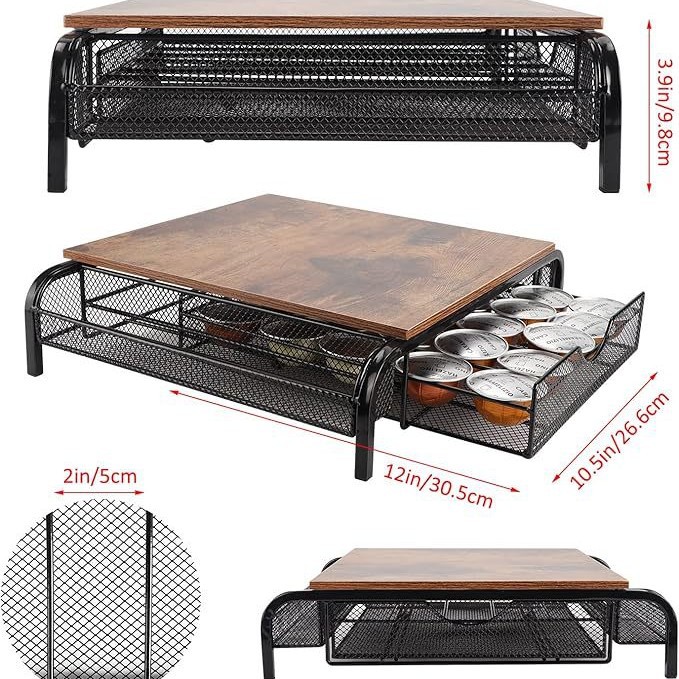 Caja de cápsulas de café, estante de cajón de café, estante de cápsulas de café, venta en caliente transfronteriza