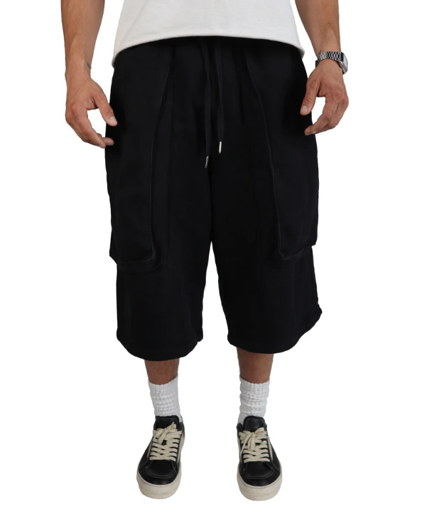 Herr cargo shorts för vardag med stora fickor lös passform_voghion.com