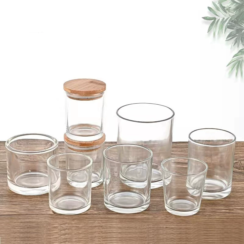 Lijiao Candid Cup Домашний DIY самодельная свеча, ароматерапия, стеклянная чашка, пустая воск, стеклянная спальня, прозрачная подсвечник