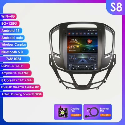 Navigation Gps — DVD Navigation - 8128g-wifi4g-lte-version-7862-carplay-eight-core-97inch-suitable-for-14-18-buick-regalomega-insignia