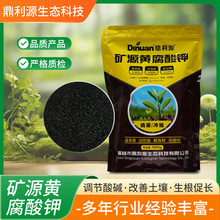矿源黄腐酸钾生根壮苗调节土壤全水溶肥农用冲施滴灌生物肥批发厂