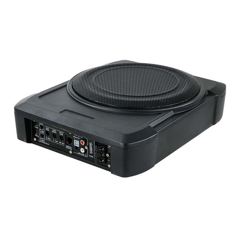 New 8inch Model Car Audio Modification Small Subwoofer 12V Active High-Power Ultra-Thin Car Subwoofer with Amplifier