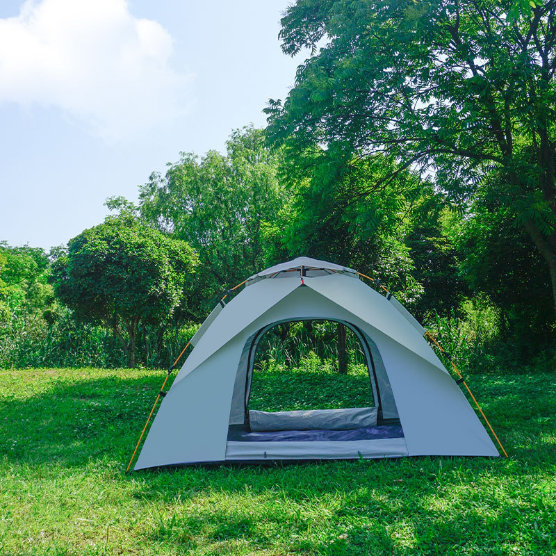 Carpa para exteriores, de apertura rápida, resistente al sol, impermeable, para camping, parque al aire libre, playa, portátil, carpa parasol de camping totalmente automática