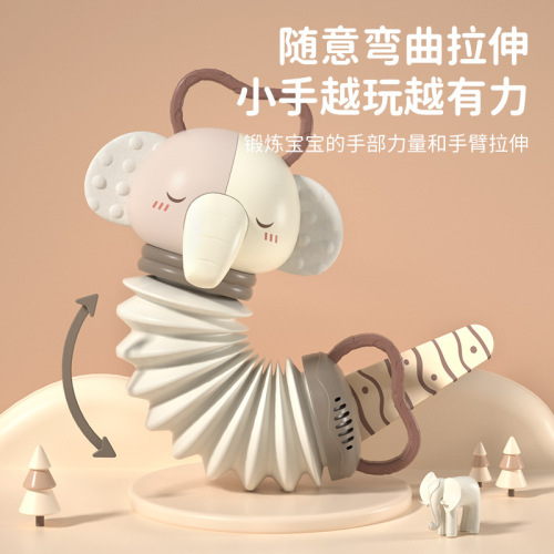 Little fox accordion musical instrument toy baby sleeping soothing newborn infant toy Children's Day gift