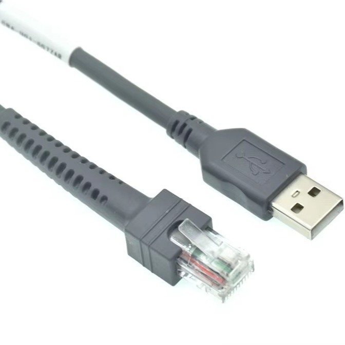 讯宝USB扫描枪线symbol LS2208 4208 1203 条码扫描线USB数据线3m