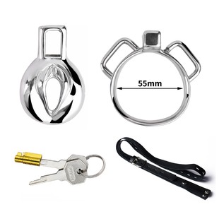 New Men's Wearable Chastity Lock Metal Penis Lock Chastity Device Short Penis Lock Sex Toy